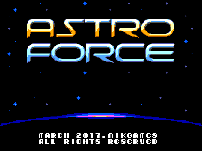 Astro Force Sega Master System