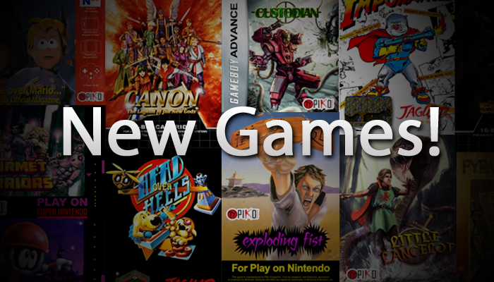 PIKO Launches 12 New Retro Games for short Pre-order!
