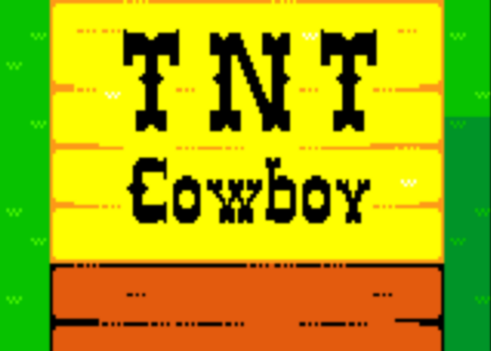 TNT Cowboy Mattel Intellivision