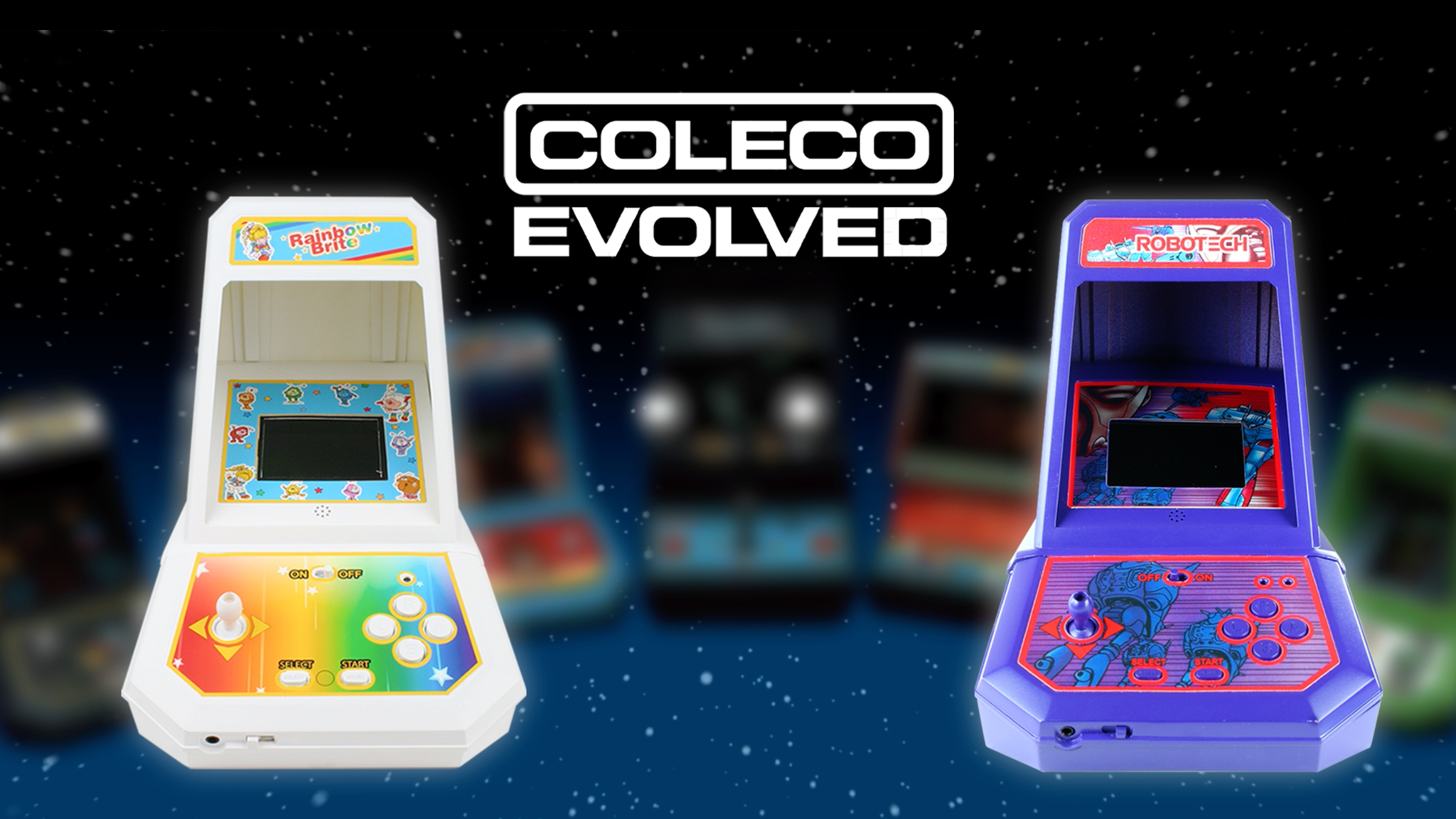 Coleco Toys Launches New Retro Style Mini Arcades!