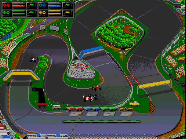 Unnamed racing game Commodore Amiga