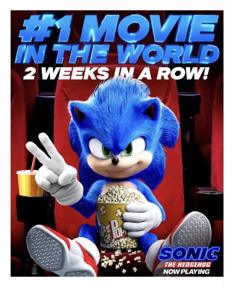 Sonic the Hedgehog is topping the box office