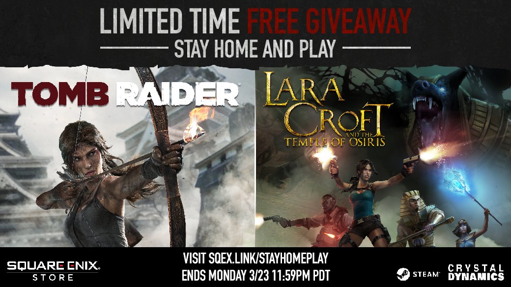 Tomb Raider available for free on Steam for a limited time