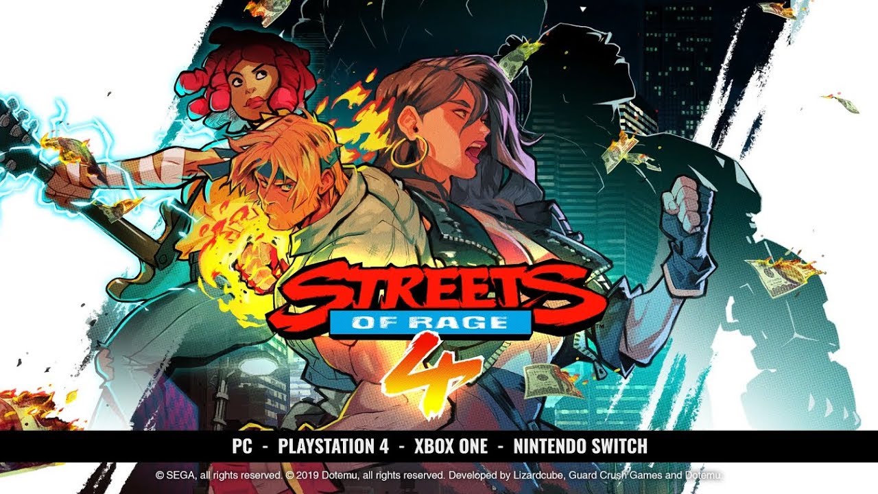 Trailer of Streets of Rage 4 reveals new characters and content