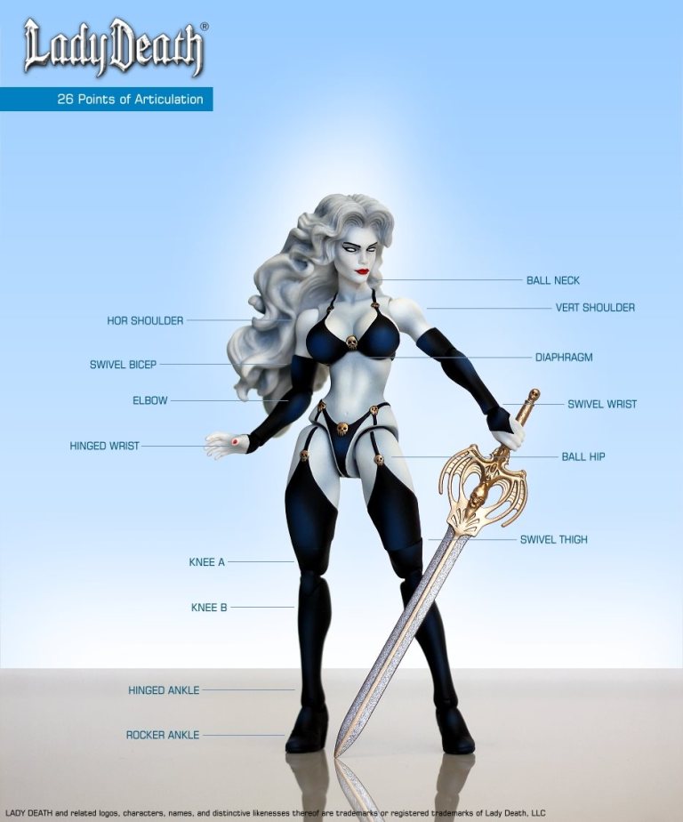 Lady Death action figure available for pre-order