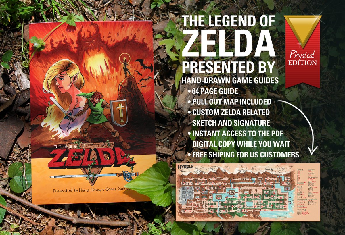 Hand-drawn guide of Zelda sells out in 2 minutes – will be reprinted