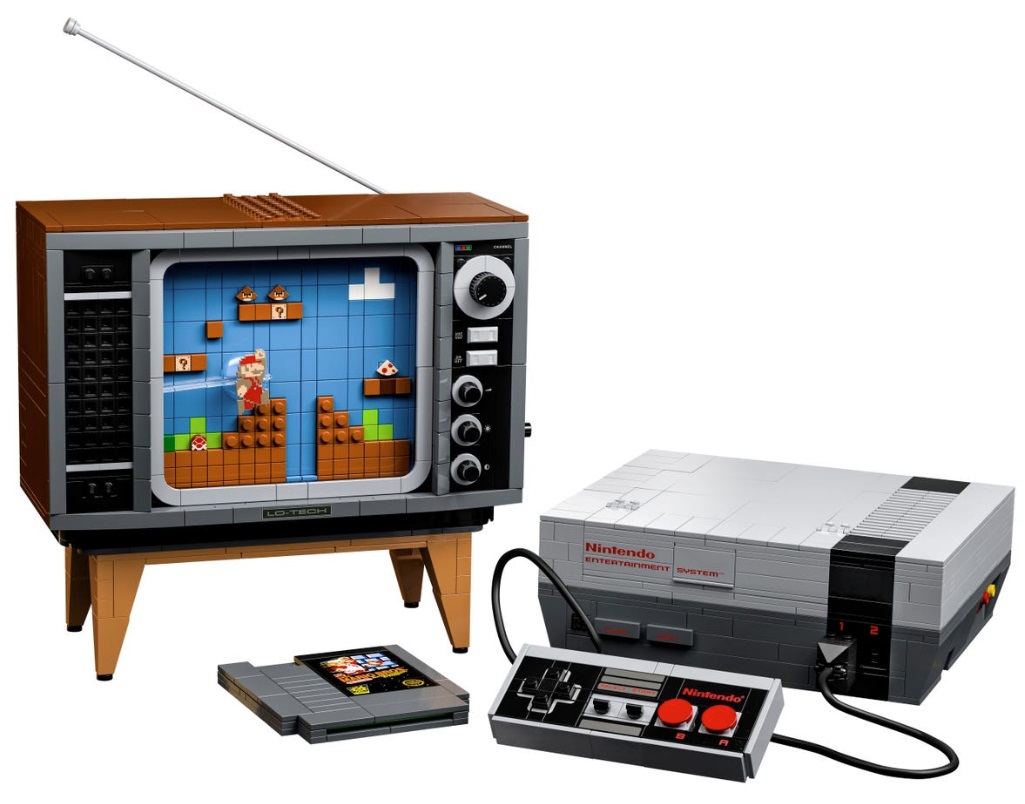 Super Mario returns as Lego with NES and TV