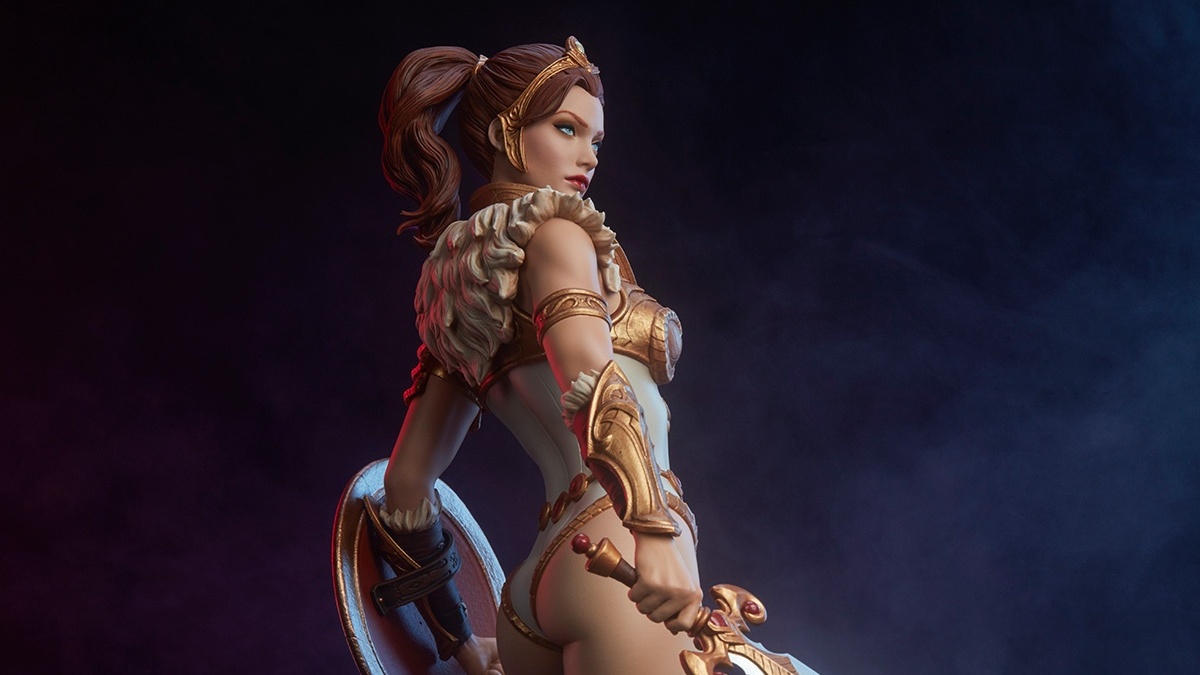 Teela from Masters of the Universe maquette pre-orders open