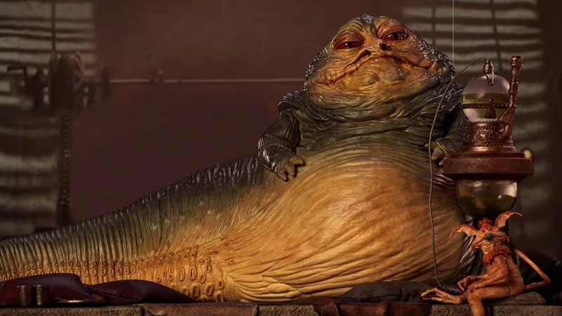 Jabba the Hutt is ready to sit on your shelf