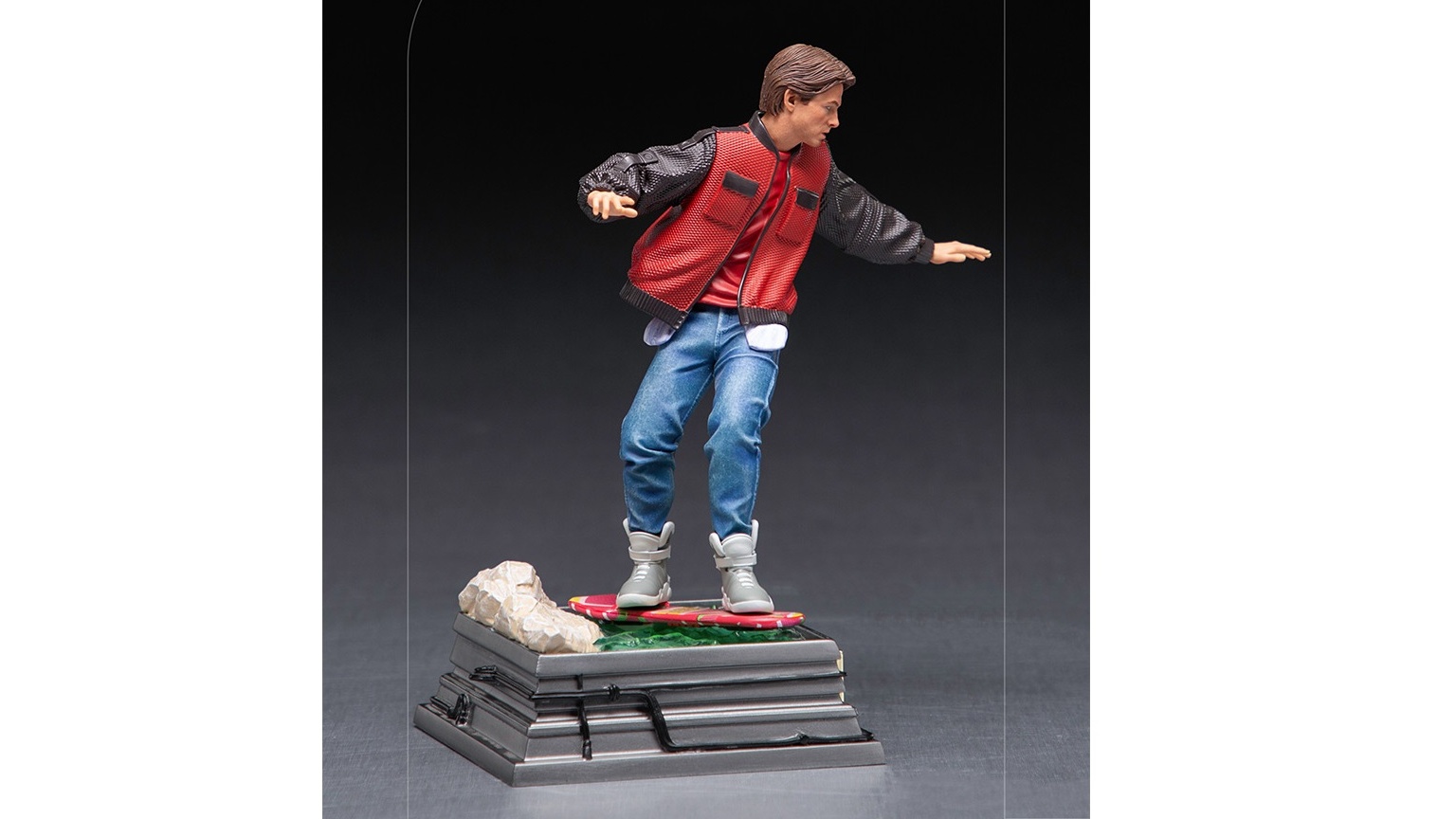 Pre-orders for Marty McFly on Hoverboard statue from Iron Studios open
