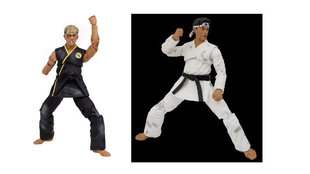 Karate Kid finalists as battle damaged action figures