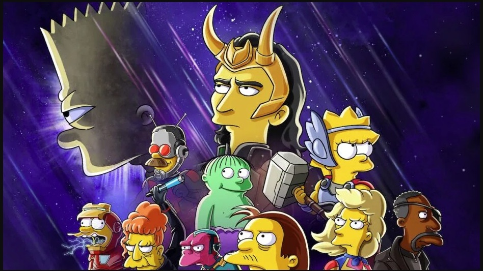 Simpsons meets Marvel in the crossover “The Good, The Bart, and The Loki”