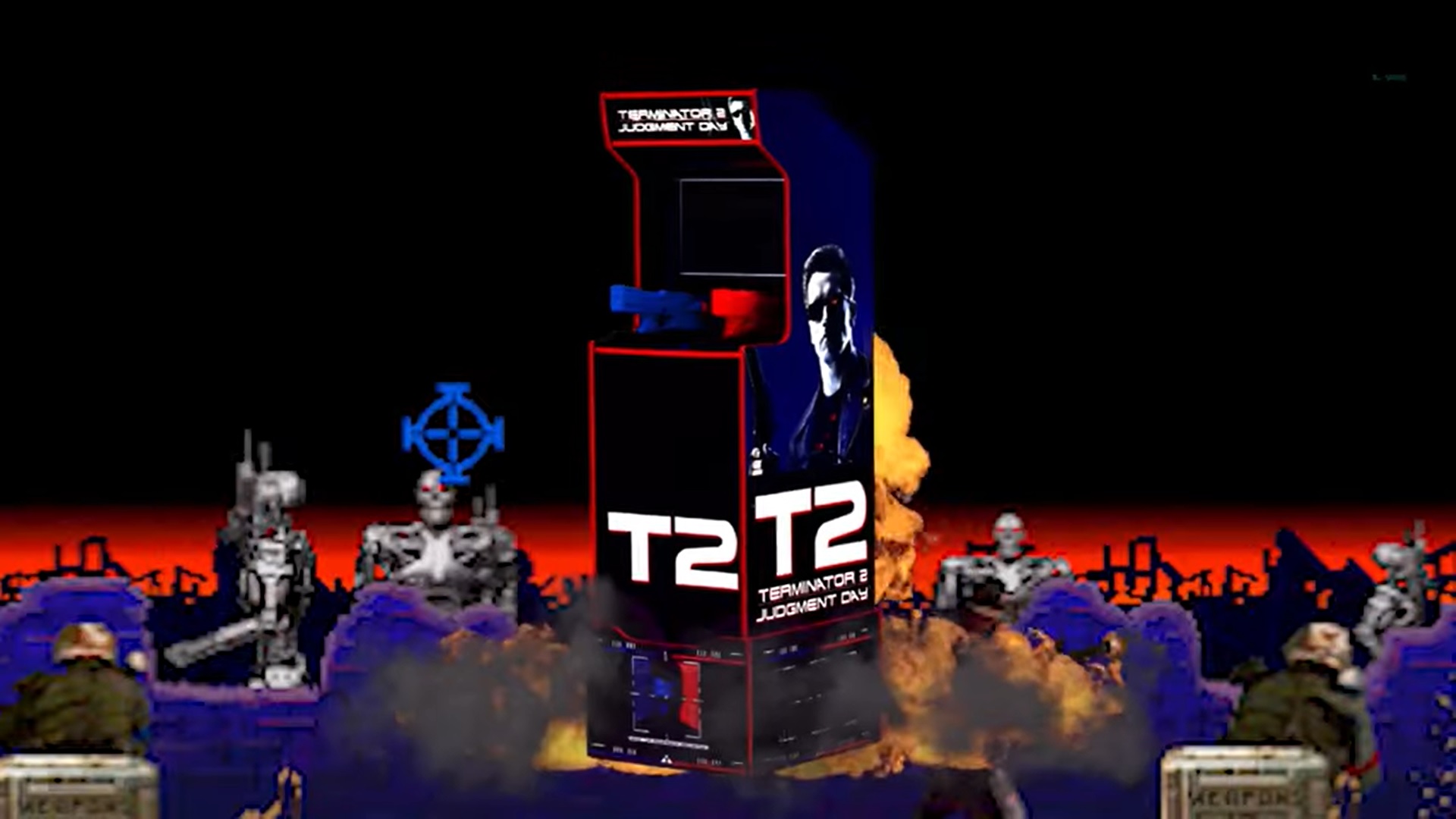 The Terminator 2 Arcade Machine is back!