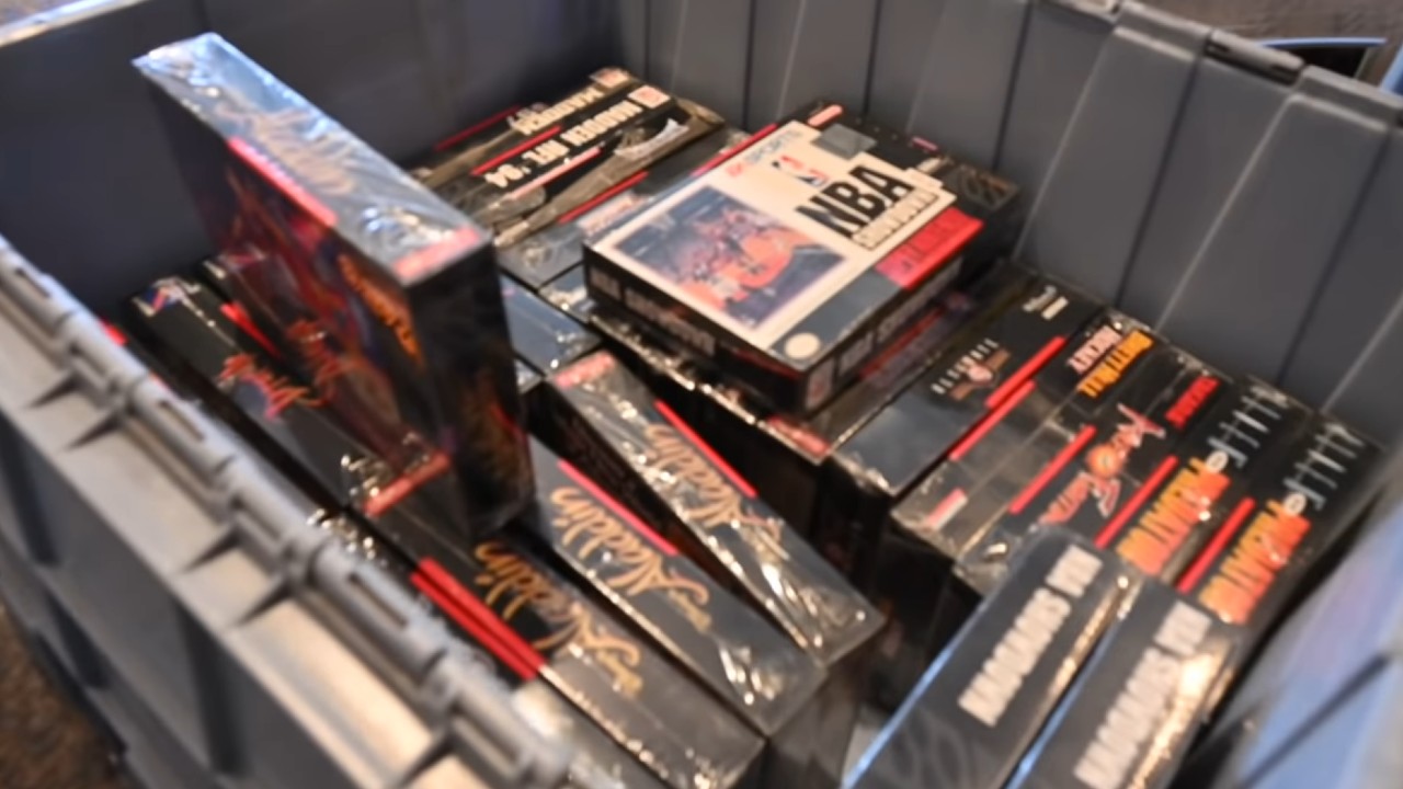 Hundreds of sealed games from the 90s were found in a storage